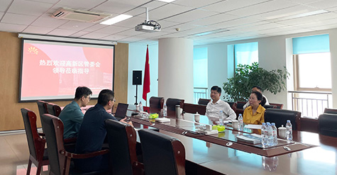 濟(jì)南高新區(qū)黨工委委員、管委會副主任張磊蒞臨和普威視參觀調(diào)研